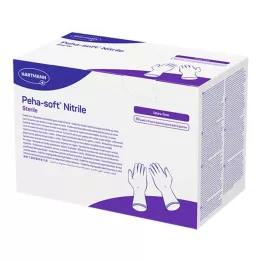 PEHA-SOFT guanti protettivi in nitrile sterili senza polvere L, 50X2 pz