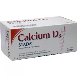 CALCIUM D3 STADA 600 mg/400 ovvero compresse da masticare, 120 pz