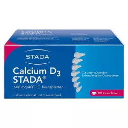 CALCIUM D3 STADA 600 mg/400 I.E. compresse masticabili, 120 pz