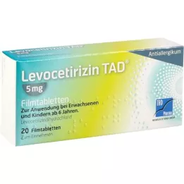 Levocetirizin Tad 5mg FTA, 20 pz