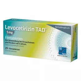 LEVOCETIRIZIN TAD Compresse rivestite con film da 5 mg, 20 pz