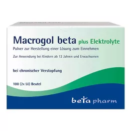 MACROGOL beta plus elettroliti in polvere per somministrazione orale, 100 pz