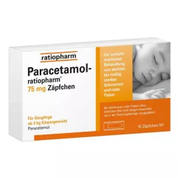 PARACETAMOL-ratiopharm 75 mg supposte, 10 pz
