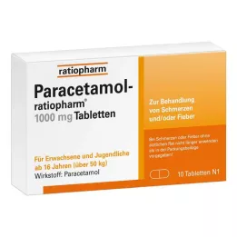 PARACETAMOL-ratiopharm 1.000 mg compresse, 10 pz