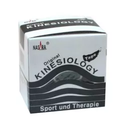 NASARA Kinesiology Tape 5 cmx5 m nero, 1 pezzo