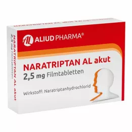 NARATRIPTAN AL compresse rivestite con film acute da 2,5 mg, 2 pz