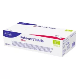 PEHA-SOFT nitrile bianco Sottomano, non sterile, M, 100 pz