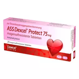 ASS Dexcel Protect 75 mg compresse gastroresistenti, 20 pz