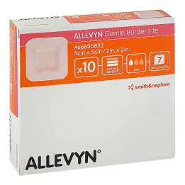 Benda in schiuma Allevyn Gentle Border Lite 5x5 cm, 10 pz
