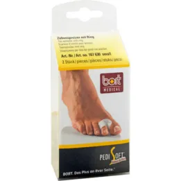 Bort Pedisoft separatore per dita dei piedi con anello piccolo, 2 pz