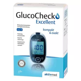 GLUCOCHECK Set eccellente per la misurazione della glicemia mg/dl, 1 pz