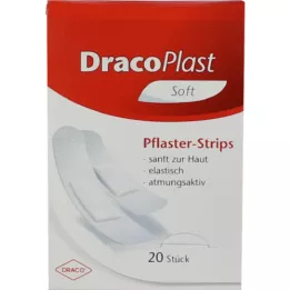 DRACOPLAST Strisce di pavimentazione morbida Ordinate, 20 pz