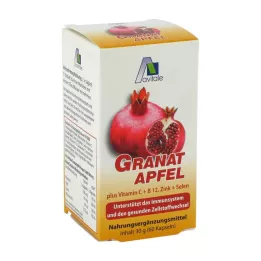GRANATAPFEL 500 mg più Vit.C+B12+ZINK+CAPS di selenio., 60 pz