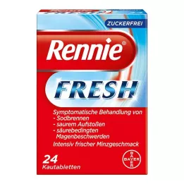 RENNIE FRESH Compresse masticabili, 24 pz