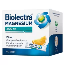 BIOLECTRA Magnesio 300 mg Direct Orange Sticks, 60 pz
