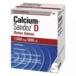 CALCIUM SANDOZ D Osteo intens compresse masticabili, 120 pz