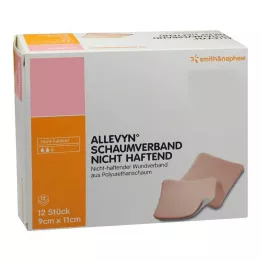ALLEVYN Medicazione in schiuma 9x11 cm non aderente, 12 pz