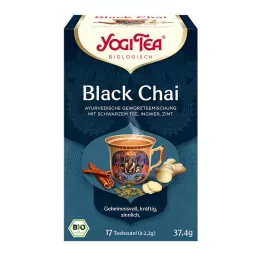 YOGI TEA Sacchetti filtro biologici Black Chai, 17X2,2 g