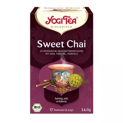 YOGI TEA Sacchetti filtro biologici Sweet Chai, 17X2,0 g YOGI TEA Sacchetti filtro biologici Sweet Chai, 17X2,0 g