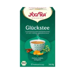 YOGI TEA Lucky Tea Bustine filtro biologiche, 17X1,8 g