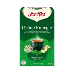 YOGI TEA Bustine filtro per tè verde energetico, 17X1,8 g