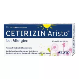 CETIRIZIN Aristo per le allergie 10 mg compresse rivestite con film, 20 pz