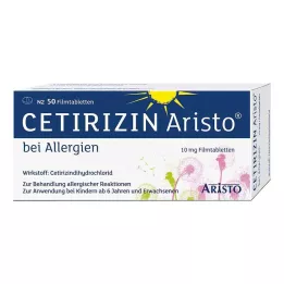 CETIRIZIN Aristo per le allergie 10 mg compresse rivestite con film, 50 pz