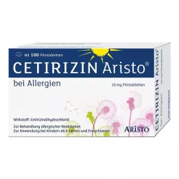 CETIRIZIN Aristo per le allergie 10 mg compresse rivestite con film, 100 pz