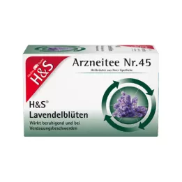 H&amp;S Sacchetti filtro fiori di lavanda, 20X1,0 g