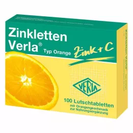 ZINKLETTEN Verla Orange Lozenges, 100 pz