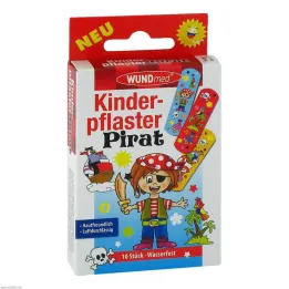 Pirata in gesso per bambini, 10 pz