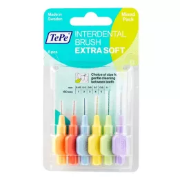 TEPE Scovolino interdentale x-soft misto, 6 pz