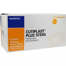 CUTIPLAST Medicazione sterile Plus 7,8x15 cm, 55 pz