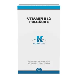 Capsule di vitamina B12 + acido folico, 100 pezzi