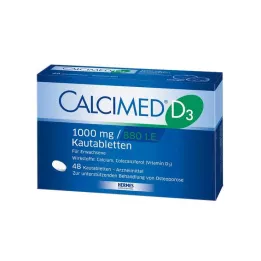 CALCIMED D3 1000 mg/880 I.E. compresse masticabili, 48 pz