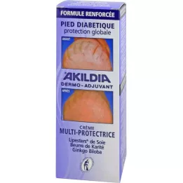 AKILDIA Crema protettiva per i piedi per diabetici, 75 ml