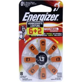 Batteria per apparecchi acustici Energizer 13, 8 pz
