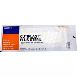 CUTIPLAST Più medicazione sterile 10x29,8 cm, 1 pz