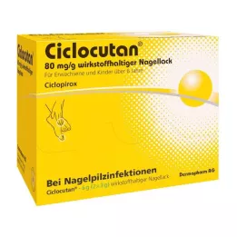 CICLOCUTAN 80 mg/g principio attivo smalto per unghie, 6 g