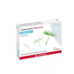 DESLORATADIN Glenmark 5 mg compresse, 20 pz