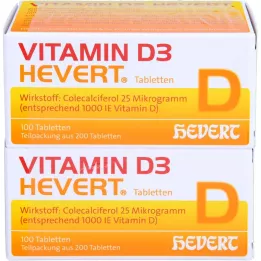 VITAMIN D3 HEVERT compresse, 200 pz