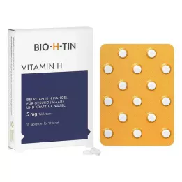 BIO-H-TIN Vitamina H 5 mg per 1 mese compresse, 15 pz