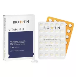 BIO-H-TIN Vitamina H 5 mg per 4 mesi compresse, 60 pz