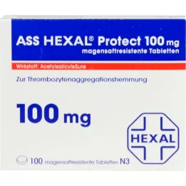 Ass Hexal Proteggi 100mg, 100 pz