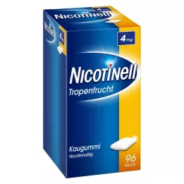 NICOTINELL Gomma da masticare frutta tropicale 4 mg, 96 pz