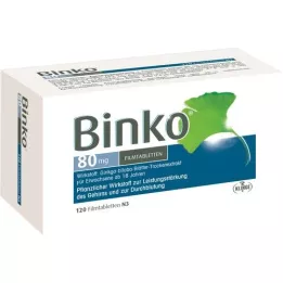BINKO compresse rivestite con pellicola da 80 mg, 120 pz