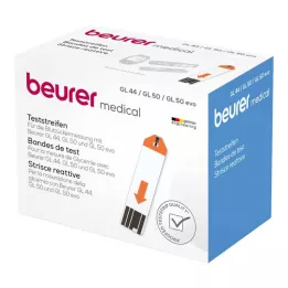 BEURER Strisce reattive per la glicemia GL44/GL50, 100 pz