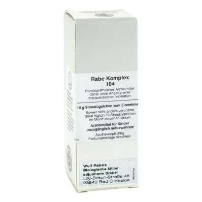RABE KOMPLEX 104 globuli, 10 g RABE KOMPLEX 104 globuli, 10 g