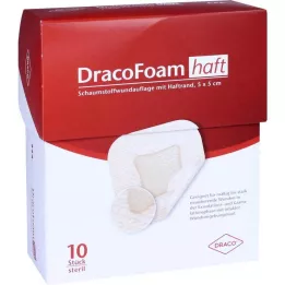 DRACOFOAM Cerotto adesivo in schiuma 5x5 cm, 10 pz