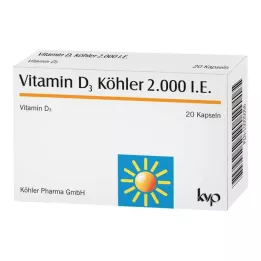 VITAMIN D3 KÖHLER Capsule da 2.000 UI, 20 pz